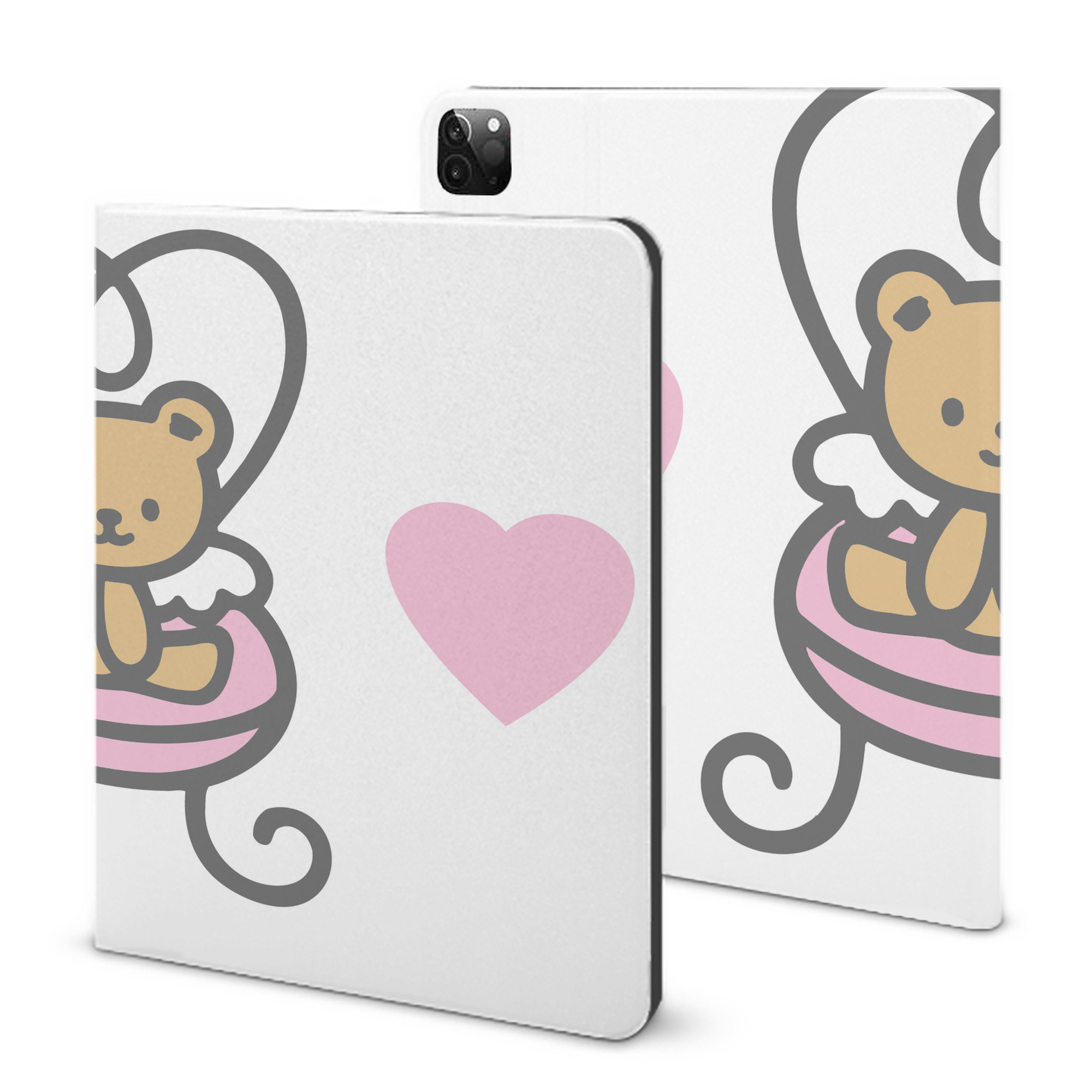 （画像用） Hello Kitty ハローキティ IPadケース ペンホルダー付き ブックスタイルデザイン